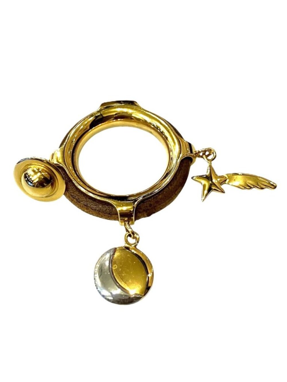 Hermes Scarf Ring Comet Leather